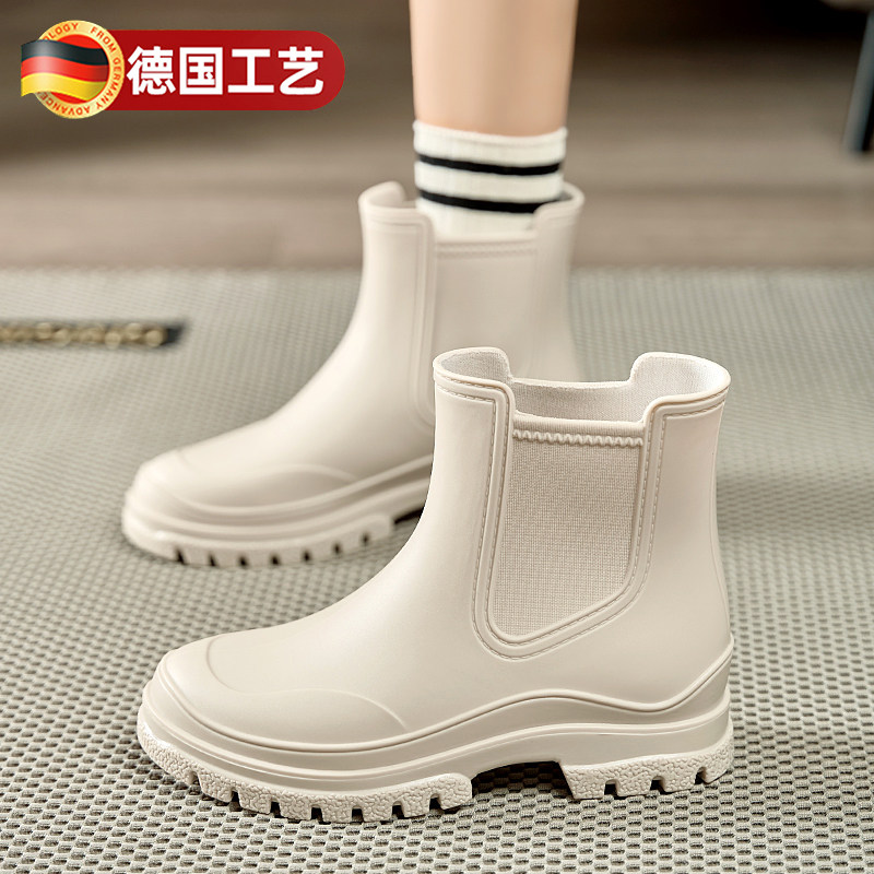 德国雨鞋女士2026新款雨靴短筒女款外穿防水防滑成人低帮防水雨鞋