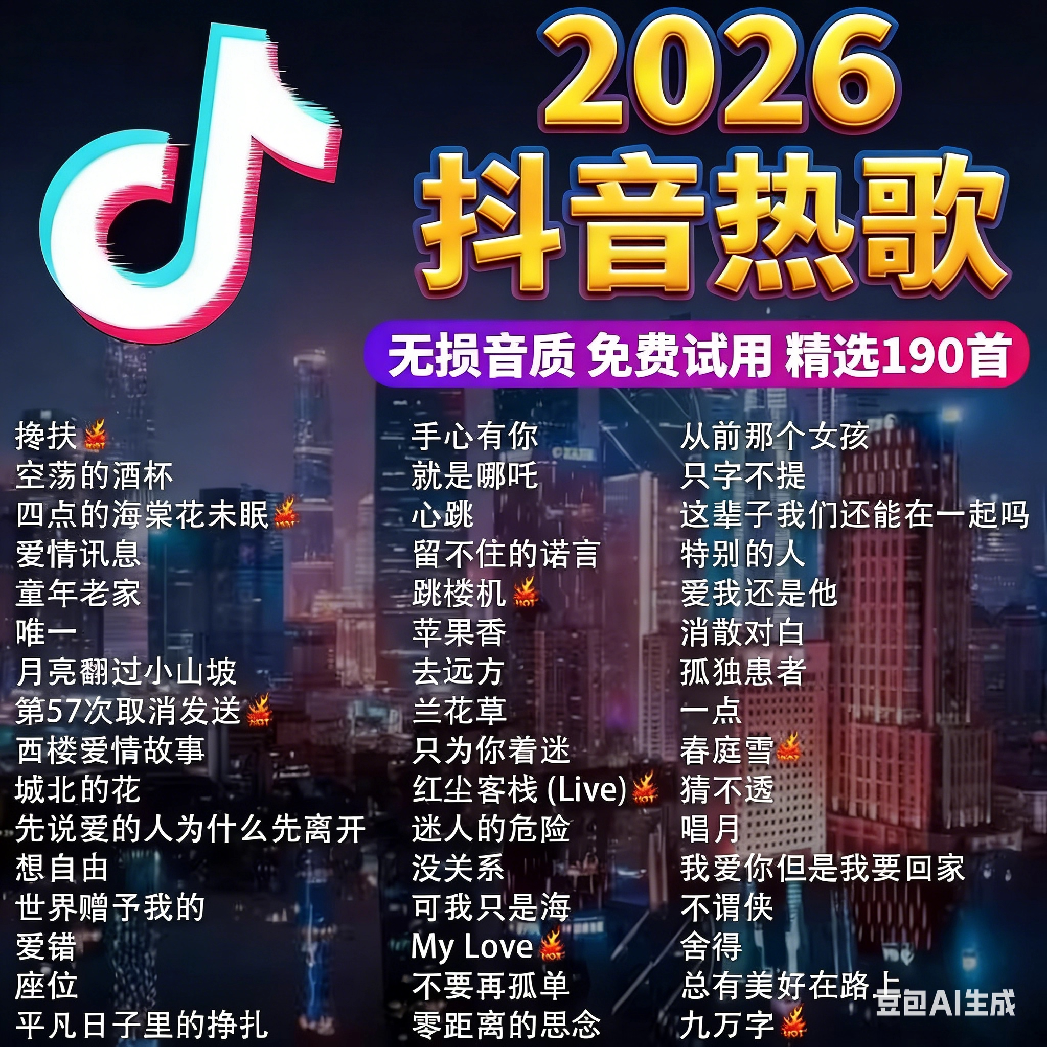 抖音2026流行榜流行歌曲车载cd碟片无损高品质大容量精选合集光盘