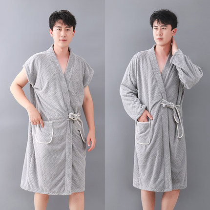 浴巾2025新款男款浴袍可穿式速干大人男士专用家用洗澡裹巾浴巾男