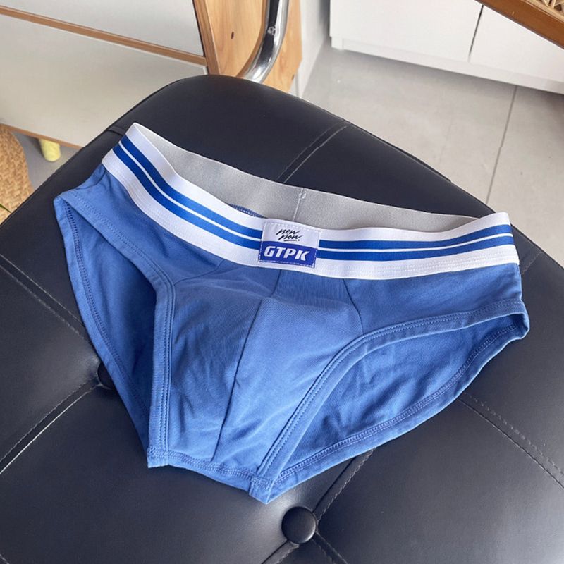 男士三角内裤男生纯棉舒宽松四角