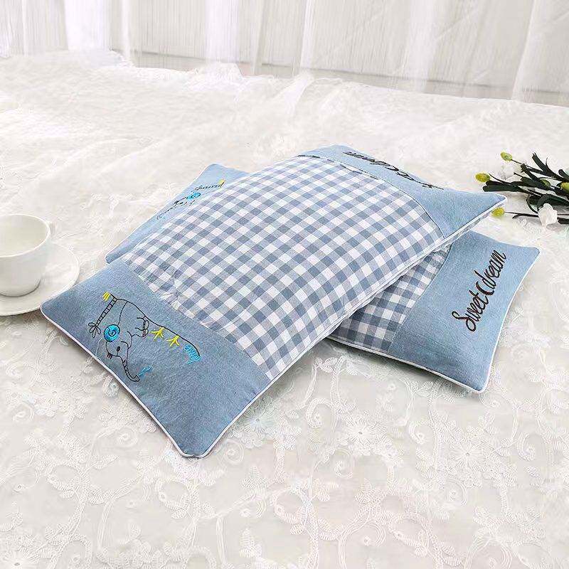 儿童枕头四季通用0-6岁荞麦壳枕3幼儿园6小学生纯棉婴儿宝宝枕套