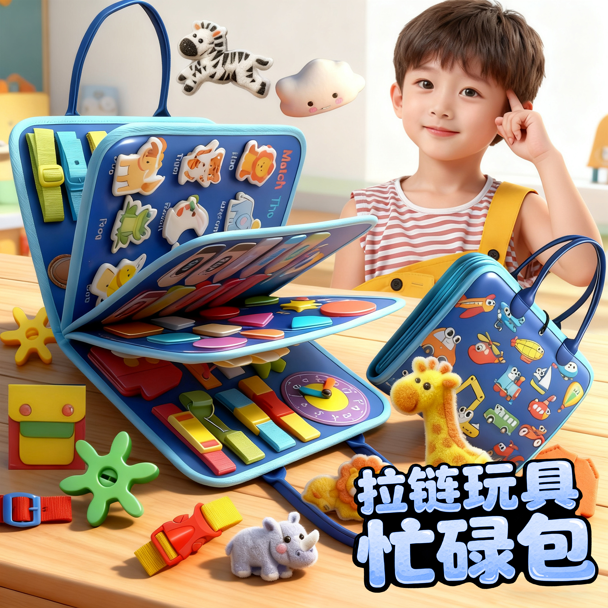 早教启蒙忙碌书益智玩具