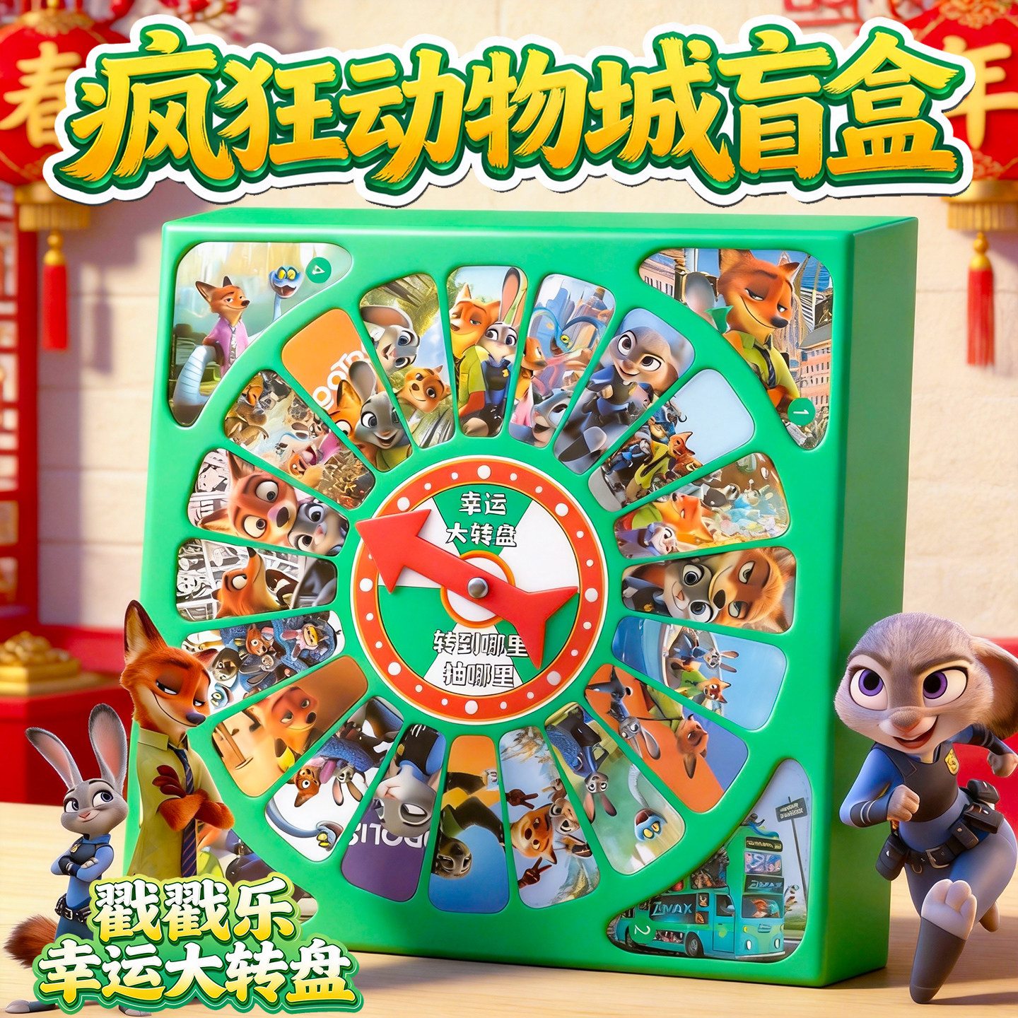 2026新款洞洞乐盲盒玩具幸运大转盘抽奖箱钥匙扣挂件摆件新年礼物,模玩/动漫/周边/娃圈三坑/桌游,艺术家手办/潮玩雕像,淘宝优惠券,粉丝福利购,淘宝优惠卷