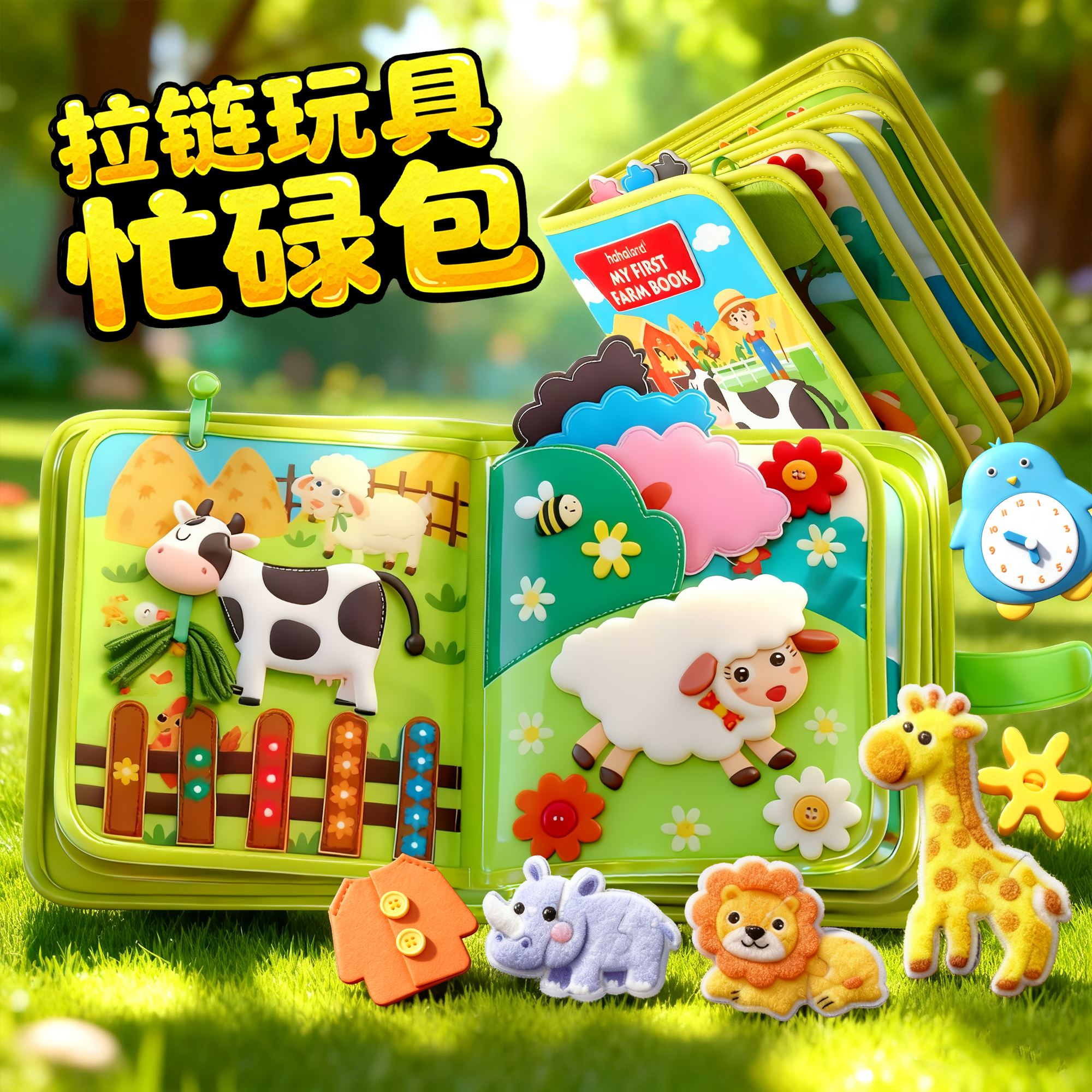 农场动物早教忙碌撕撕书