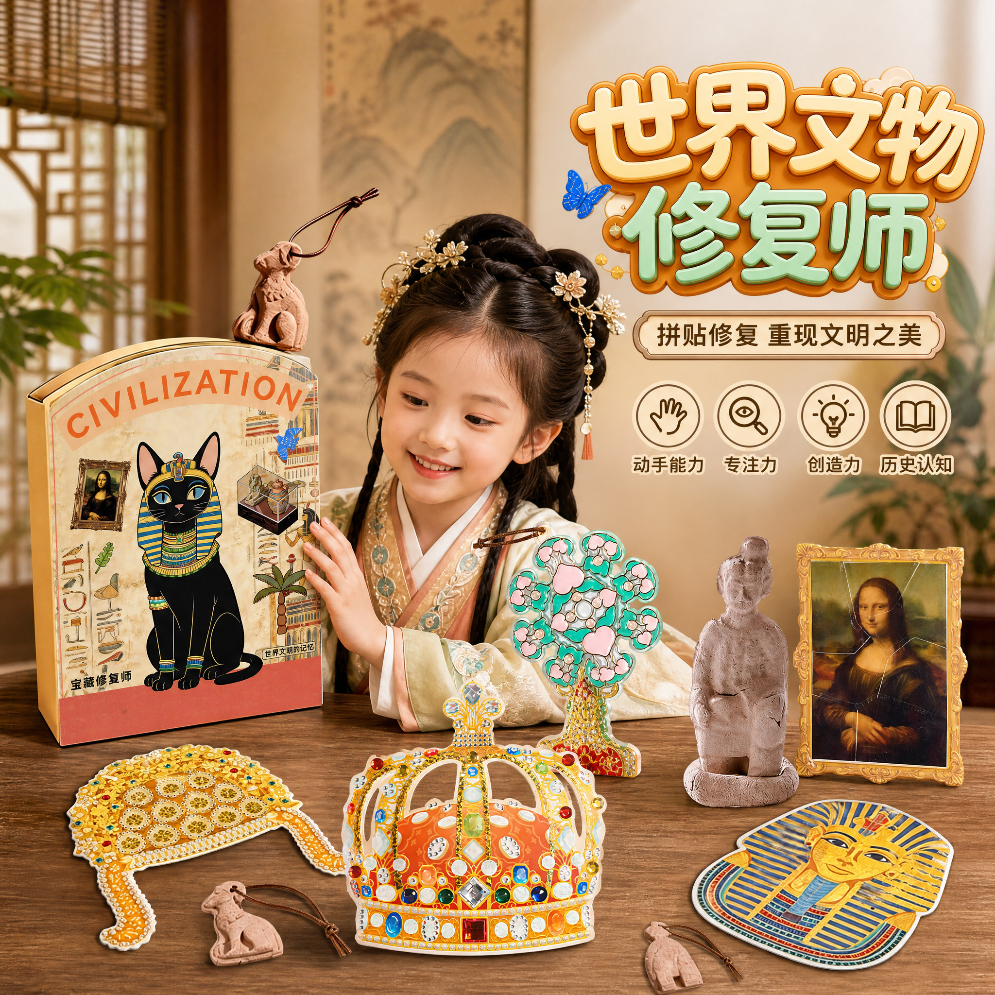世界文明的记忆文物修复师玩具图片