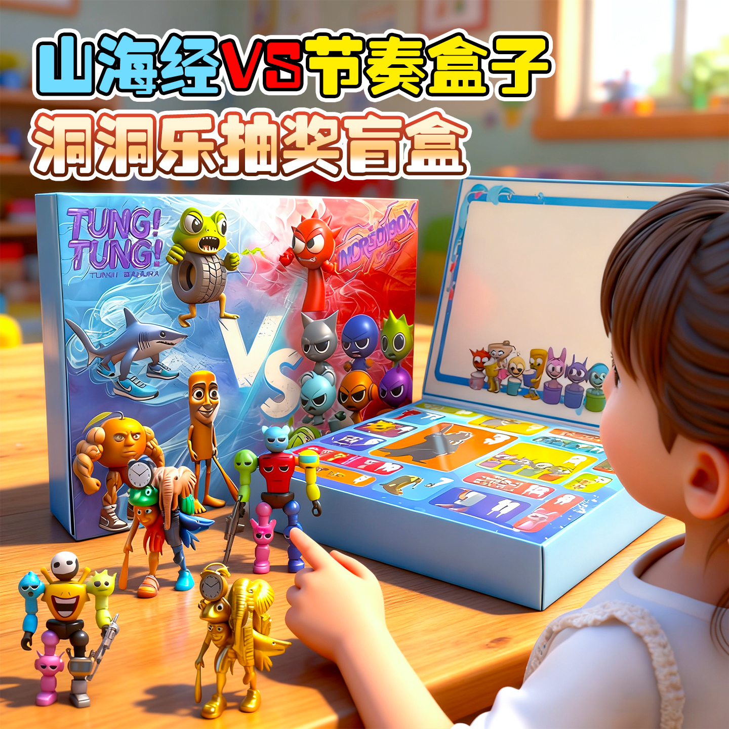 山海经洞洞乐节奏盒子盲盒