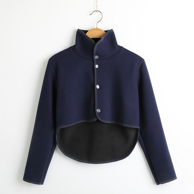 男士护肩保暖坎肩德绒加厚