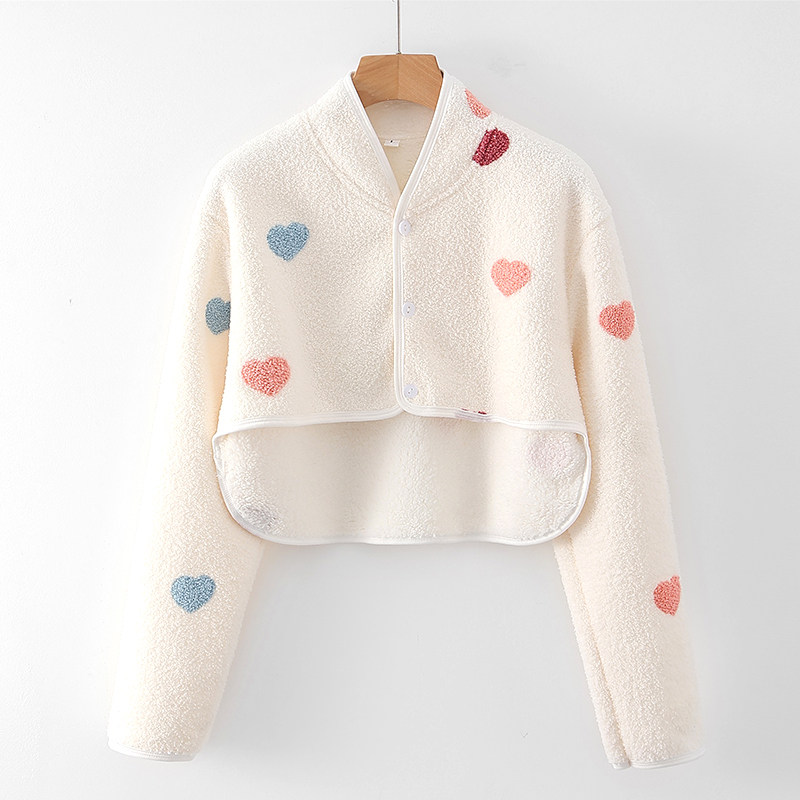 牛奶绒护肩衣女士产妇月子披肩秋冬防寒神器睡觉保暖护肩颈椎坎肩