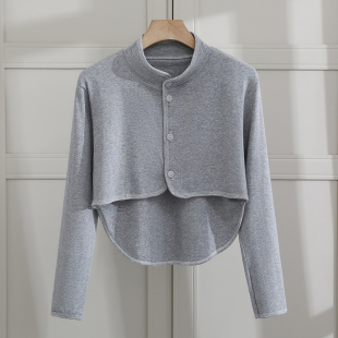 空调房保暖披肩中老年睡觉防寒护肩周炎 坎肩夏季 男士 护肩彩棉薄款