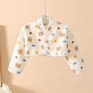 儿童睡觉护肩小孩宝宝春秋防寒保暖衣长袖 披肩婴幼儿冬天防冻坎肩