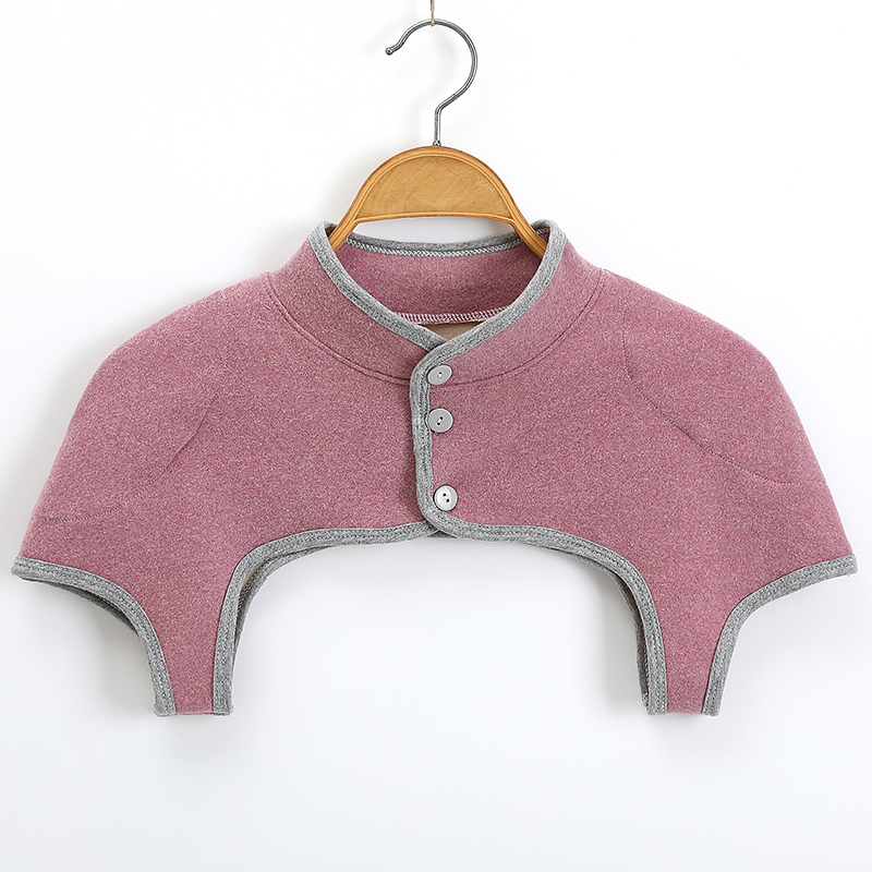 护肩颈椎坎肩睡觉肩部保暖德绒空调房护肩膀月子喂奶神器夏季披肩