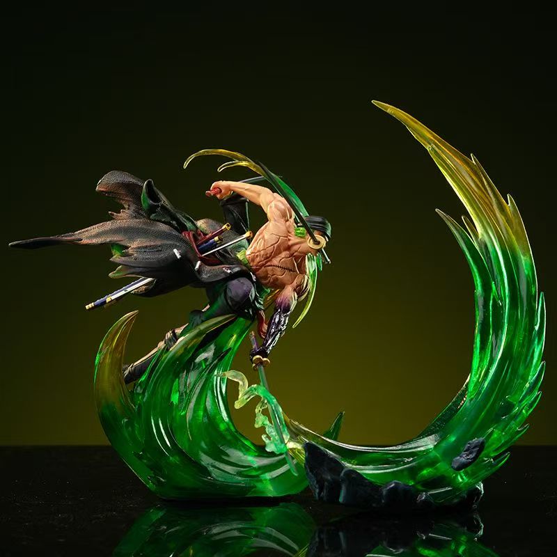 海贼王系列 Jacksdo鬼之岛索隆 场景发光模型GK手办雕像潮玩摆件
