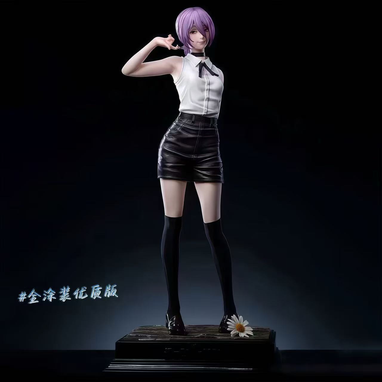 国产 电锯人链锯人美少女蕾塞炸弹恶魔双头雕雕像 盒装手办模型