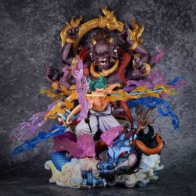 海贼王 GK 阿修罗 九刀流鬼气索隆 GK动漫手办模型 盒装桌面摆件