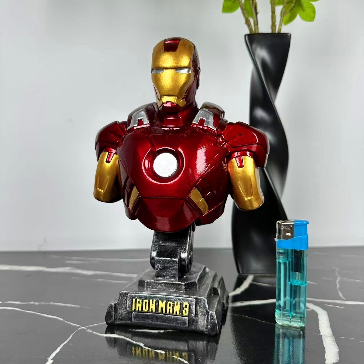 复仇者联盟漫威系列钢铁侠MK7胸像爱国者胸像优质树脂GK手办模型