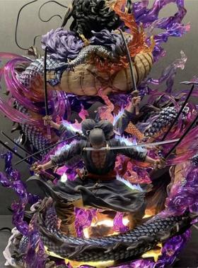 海贼王动漫手办模型摆件路飞索隆周边玩具公仔盲盒福袋GK礼物