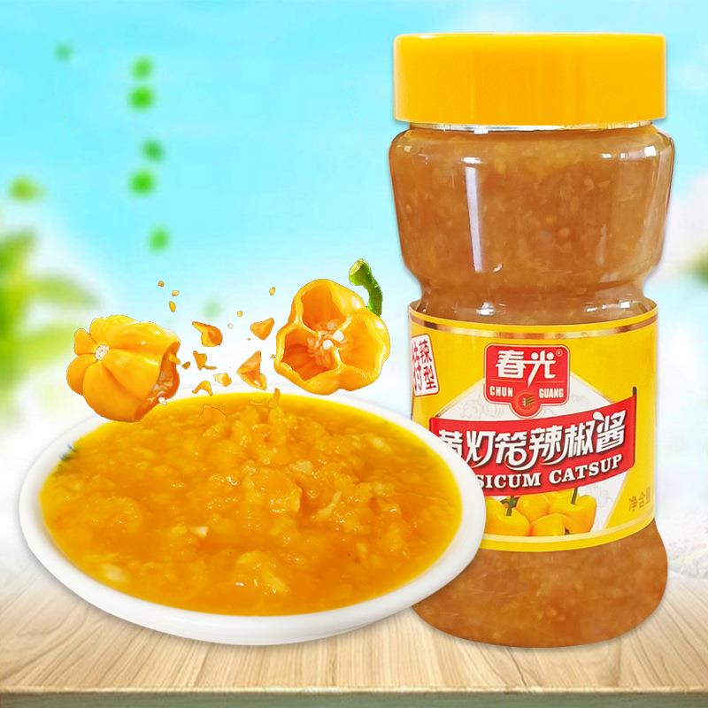 春光官方旗舰店海南特产 春光食品 黄灯笼椒辣椒酱400g特辣型黄椒
