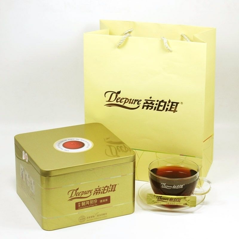 天士力帝泊洱即溶普洱茶珍 甘醇型200支 配礼袋 保质期到25年5月
