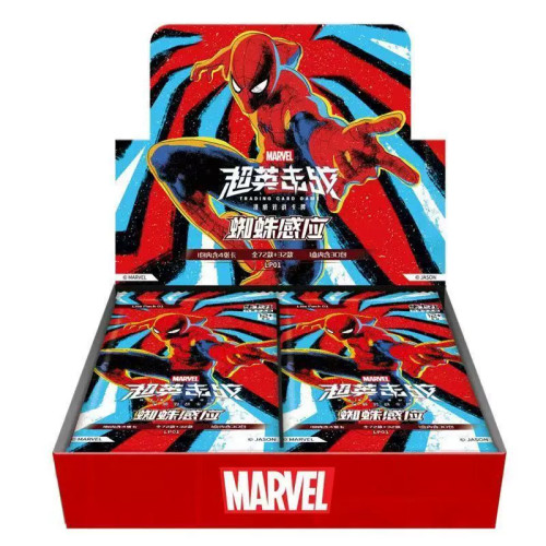 新品集卡社漫威对战卡牌超英击战轻藏补充包蜘蛛感应LP01周边两元