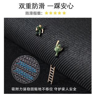 梵高油画浴室硅藻泥弧形软垫卫生间家用地垫吸水脚V垫防滑速干地