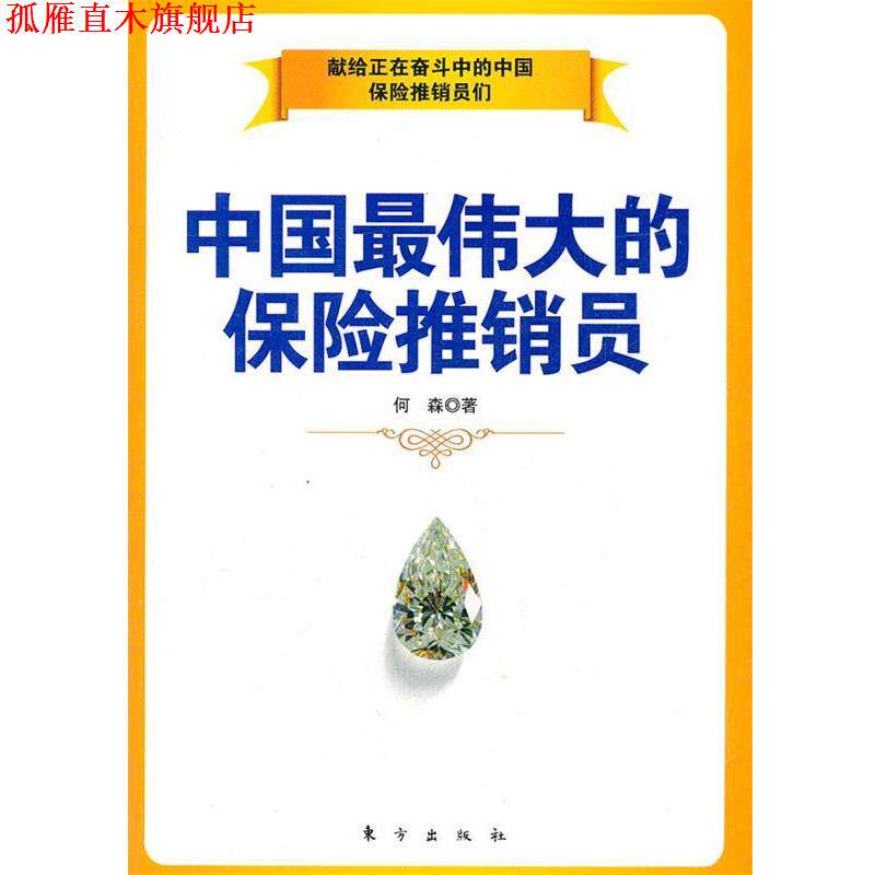 【正版书】 中国的保险推销员 何森 著 东方出版社