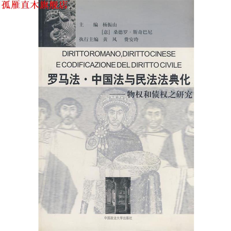 【正版书】 罗马法·中国法与民法法典化-物权和债权之研究 杨振山,(意)斯奇巴尼 主编 中国政法大学出版社