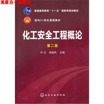 【正版书】 化工安全工程概论 许文,张毅民 编 化学工业出版社