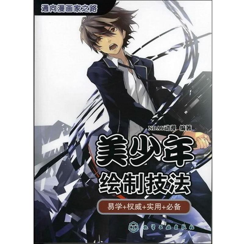 【正版书】 通向漫画家之路--美少年绘制技法 NDAY动漫 化学工业出版社
