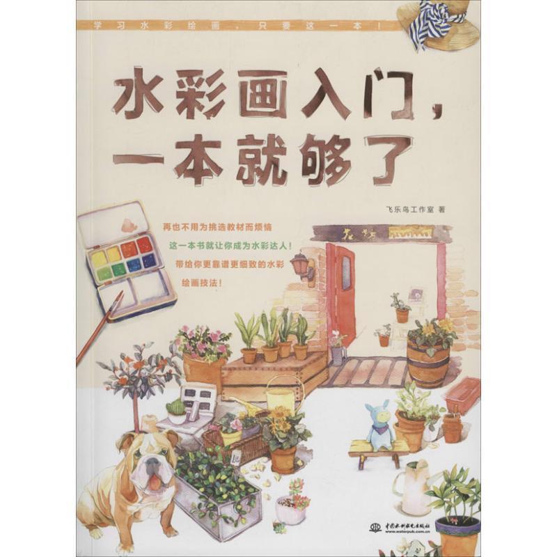 【正版书】 水彩画入门，一本就够了 飞乐鸟工作室 中国水利水电出版社