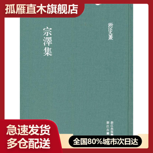 【正版】浙江文丛 宗泽集 宗泽 黄碧华、徐和雍