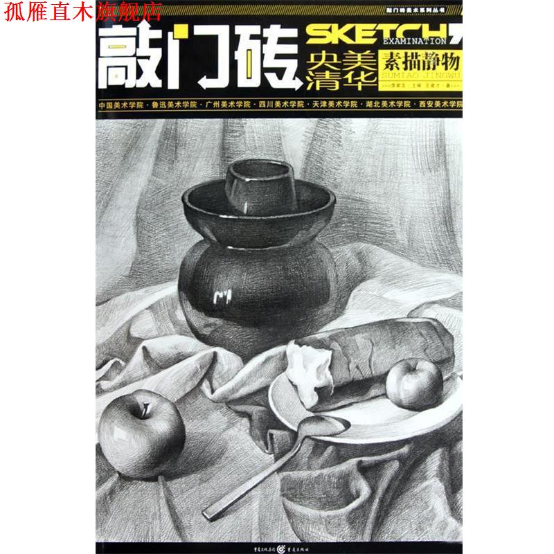 【正版书】 敲门砖 素描静物 王建才 著 重庆出版社