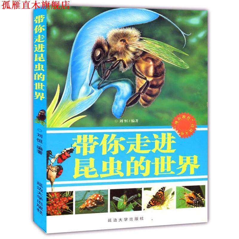 【正版书】 带你走进昆虫的世界 刘恒 延边大学出版社