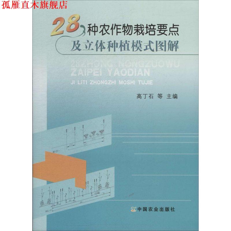 【正版书】 28种农作物栽培要点及立体种植模式图解 高丁石 等 中国农业出版社