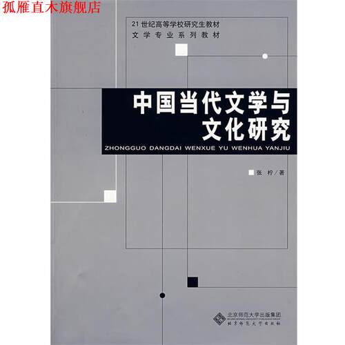 【正版书】 中国当代文学与文化研究 张柠 著 北京师范大学出版社