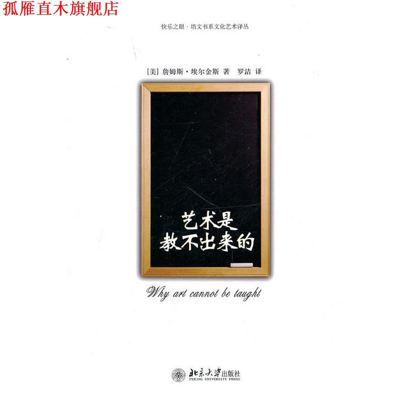 【正版书】 艺术是教不出来的 （美）詹姆斯·埃尔金斯 著,罗洁 译 北京大学出版社