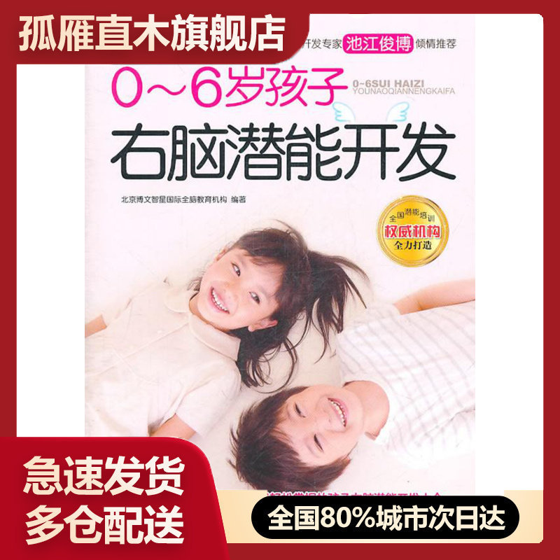 【正版】0-6岁孩子右脑潜能开发 北京博文智星国际全脑