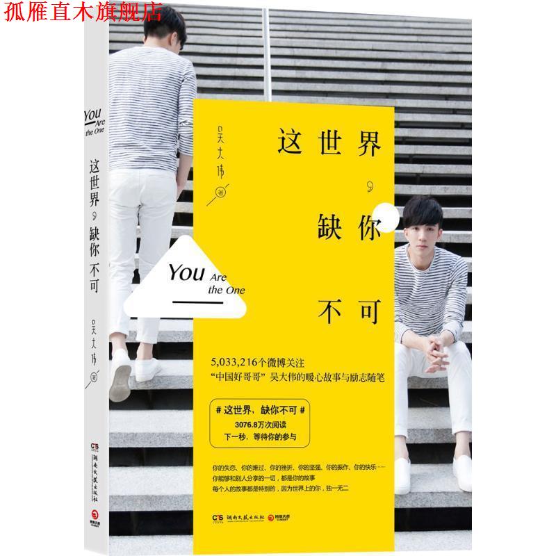 【正版书】 这世界,缺你不可 吴大伟 著 湖南文艺出版社