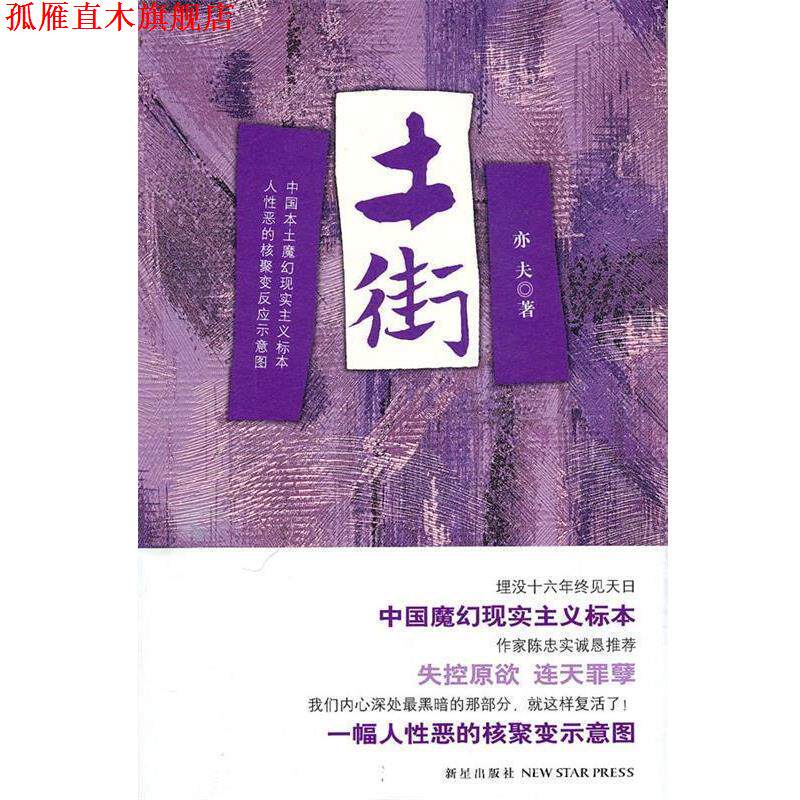 【正版书】 土街 亦夫　著 新星出版社
