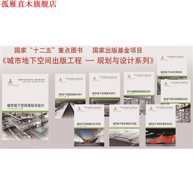【正版书】 城市地下空间规划与设计 束昱,路姗,阮叶菁 著 同济大学出版社