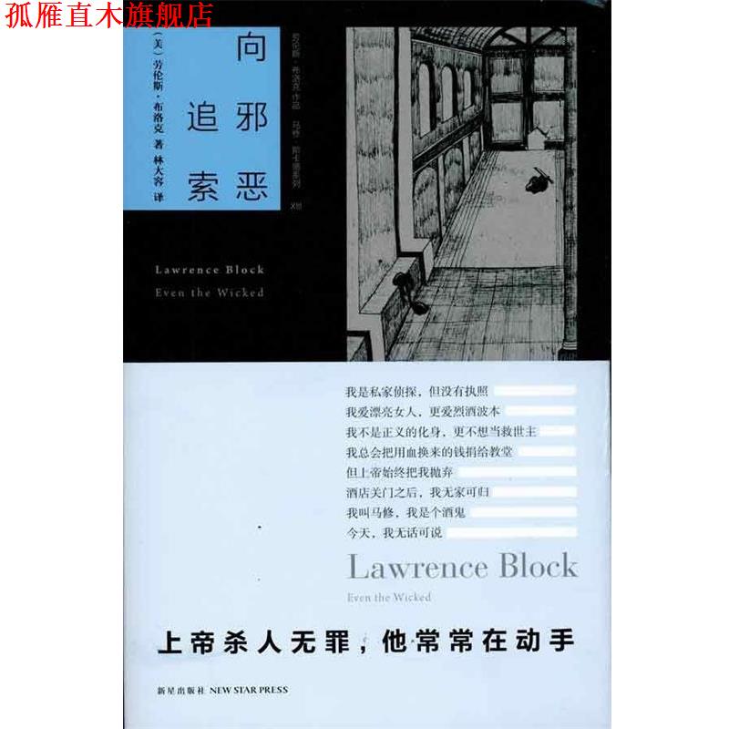 【正版书】 向邪恶追索 （美）布洛克 著,林大容 译 新星出版社