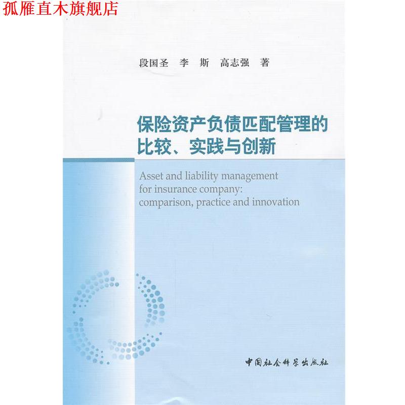 【正版书】 保险资产负债匹配管理的比较、实践与创新 段国圣,李斯,高志强　著 中国社会科学出版社