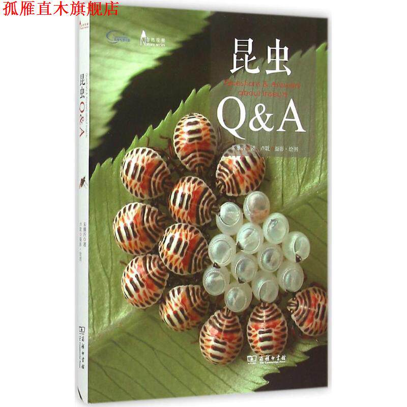 【正版书】 昆虫Q&A 朱耀沂 著,卢耽 摄影,绘图 商务印书馆
