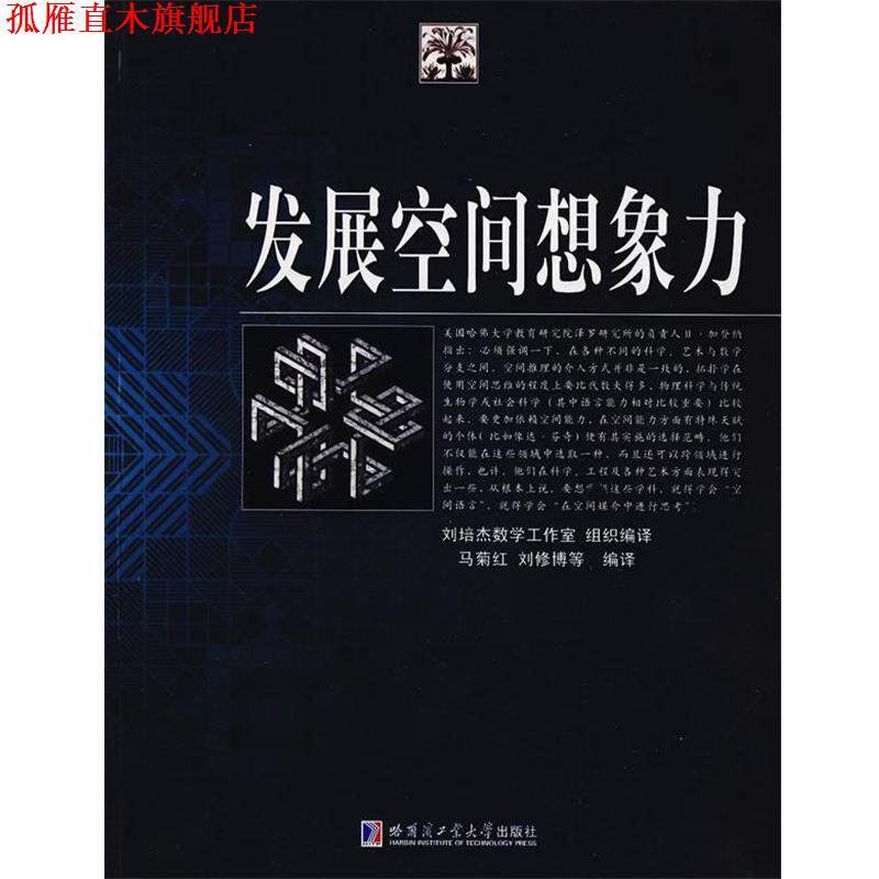 【正版书】 发展空间想象力 马菊红,刘修博 等编译 哈尔滨工业大学出版社