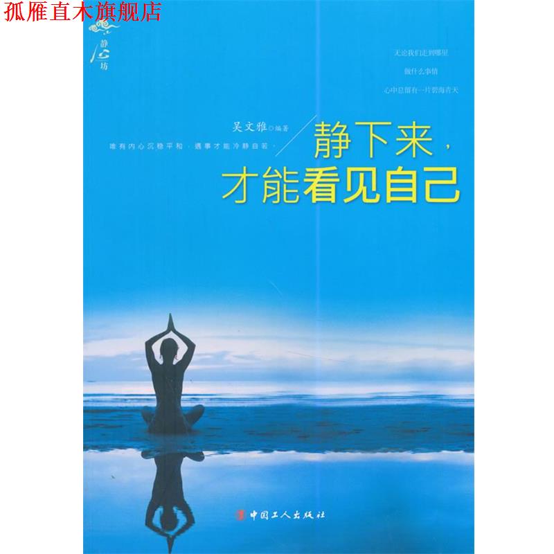 【正版书】 静下来，才能看见自己 吴文雅著 工人出版社