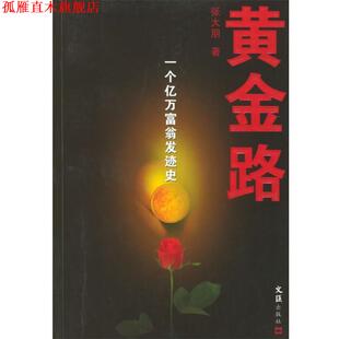 【正版书】 黄金路—一个亿万富翁发迹史 张大朋 著 文汇出版社