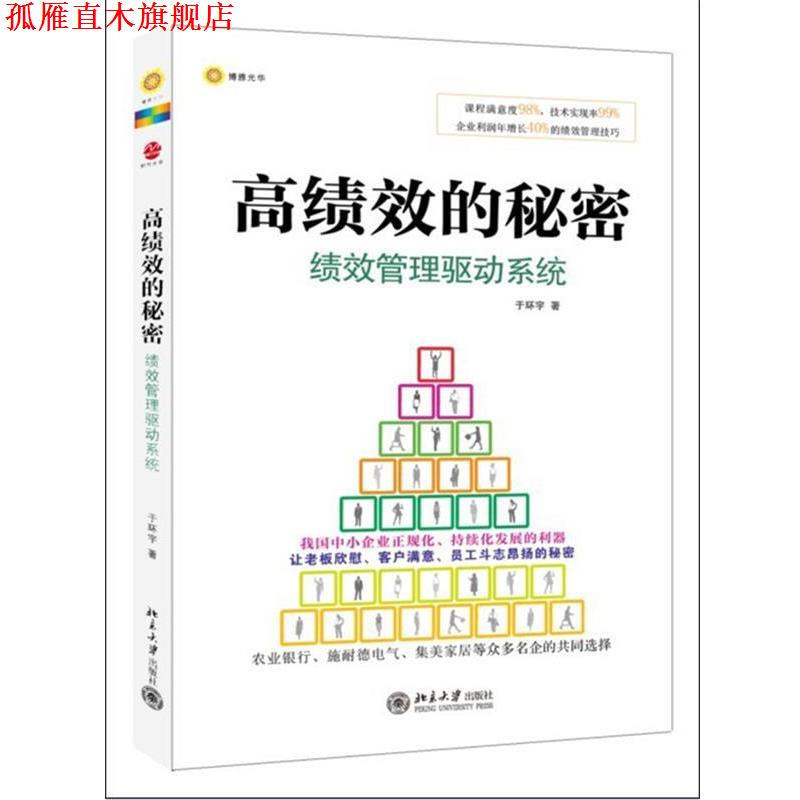 【正版书】 高绩效的秘密:绩效管理驱动系统 于环宇　著 北京大学出版社