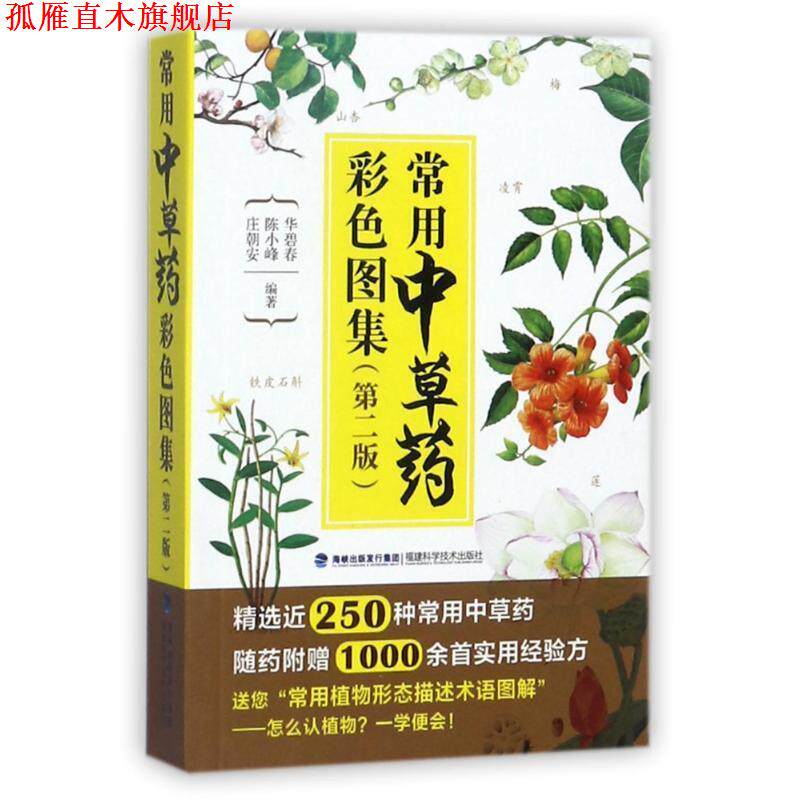 【正版书】 常用中草药彩色图集 华碧春 著,陈小峰 著,庄朝安 著 福建科学技术出版社