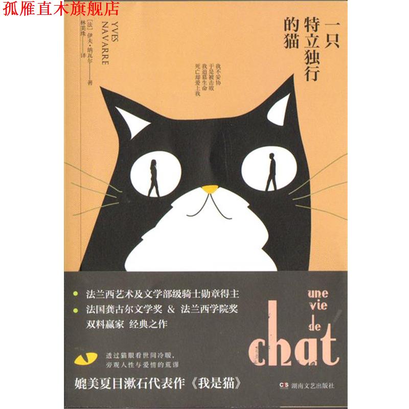 【正版书】 大鱼文库:一只特立独行的猫 [美]伊夫·纳瓦尔 湖南文艺出版社