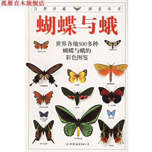 【正版书】 自然珍藏图鉴丛书:蝴蝶 [英] 卡特 著,猫头鹰出版社 译 中国友谊出版公司