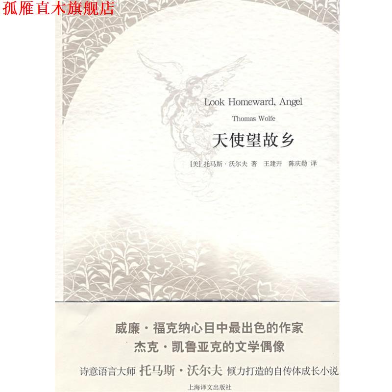 【正版书】 天使望故乡 (美)沃尔夫 著,王建开,陈庆勋 译 上海译文出版社